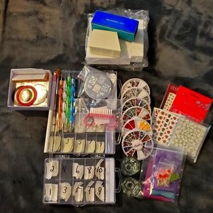 Nail art supplies and tools